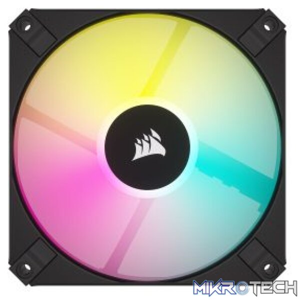 Corsair CO-9050163 iCUE AF120 RGB Slim 120mm PWM 2000 RPM Black Case Fan  Twin Pack - Image 2